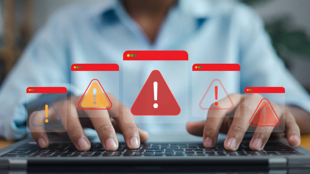 Cell-Site Location Data (CSLI) Defense Lawyer in Louisiana 1 Cyber Security Alert System Error on Laptop Online Warning Notification Concept 2244622410 1369x770